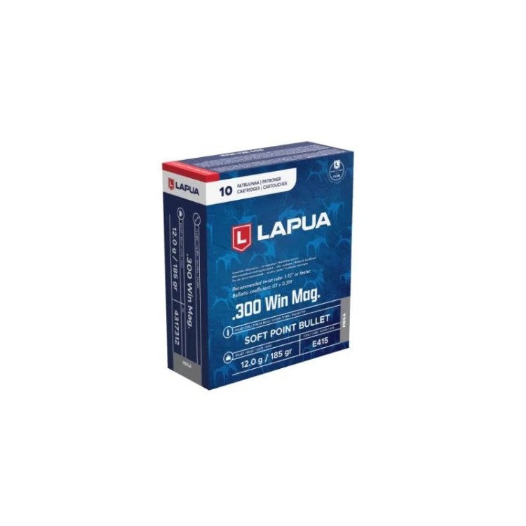 BALA CARABINA LAPUA MEGA .300 WM 185 grs