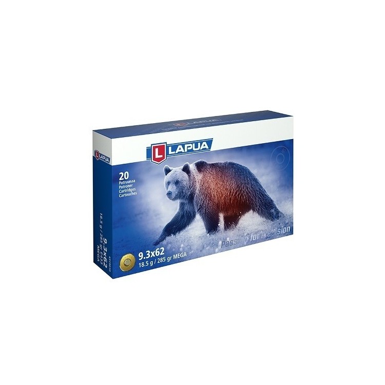 BALA CARABINA LAPUA MEGA 9,3X62  285 grs