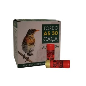 CARTUCHO CAÇA ALVORADA TORDO AS 30 grs