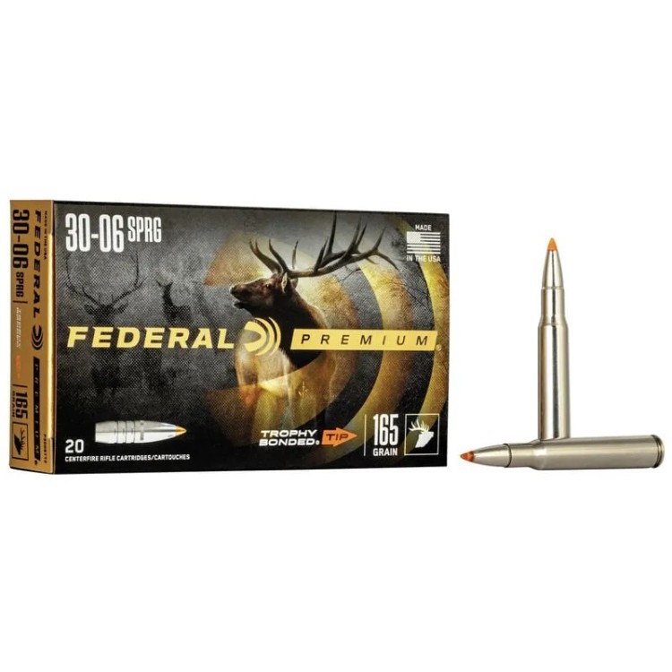 BALA CARABINA FEDERAL cal.30.06 165gr TROPHY BONDED