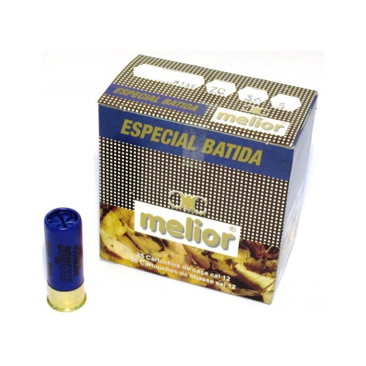 CARTUCHO MELLIOR ESPECIAL BATIDA36 grs CARTUCHO MELLIOR ESPECIAL BATIDA36 grs